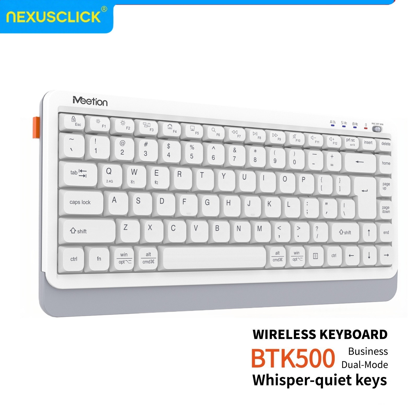 Office Xp - Teclado Inalámbrico Dual Mode NexusClick Quiet