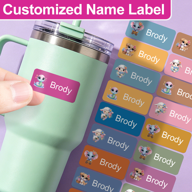 Pegatinas Personalizadas con N - Tech Office Names reseña y precio